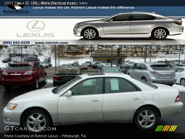 2001 Lexus ES 300 in White Diamond Pearl