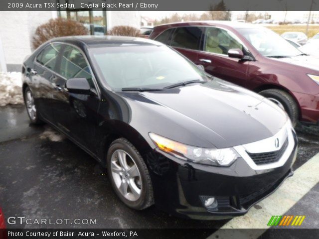 2009 Acura TSX Sedan in Crystal Black Pearl
