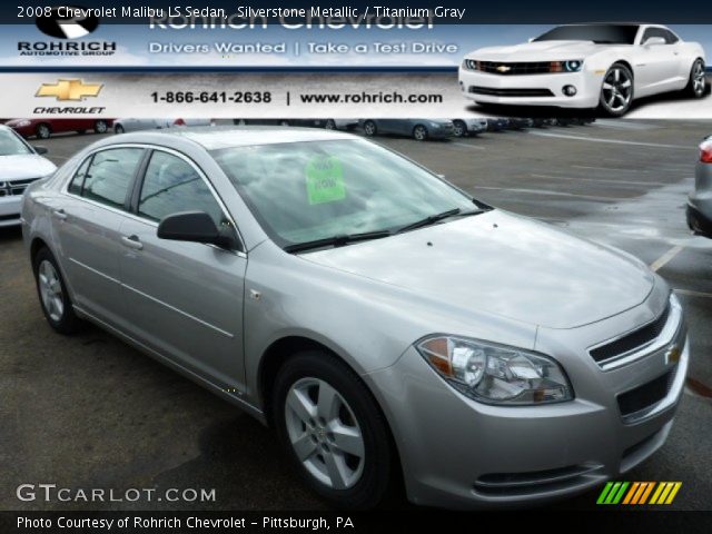 2008 Chevrolet Malibu LS Sedan in Silverstone Metallic