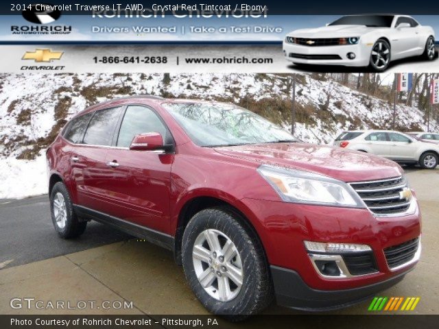 2014 Chevrolet Traverse LT AWD in Crystal Red Tintcoat