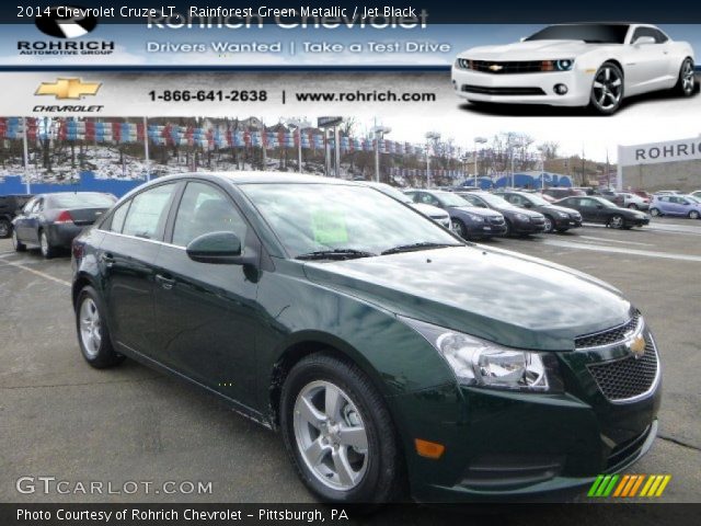 2014 Chevrolet Cruze LT in Rainforest Green Metallic