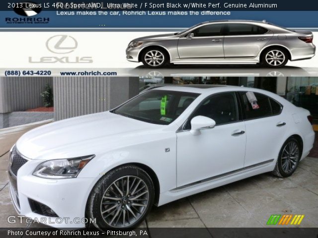 2013 Lexus LS 460 F Sport AWD in Ultra White