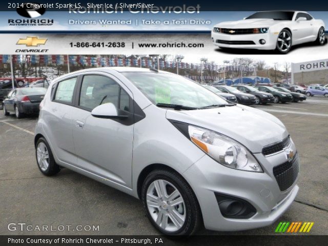 2014 Chevrolet Spark LS in Silver Ice