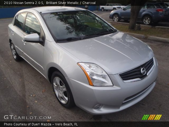 2010 Nissan Sentra 2.0 S in Brilliant Silver Metallic