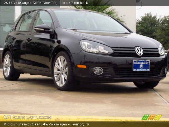 2013 Volkswagen Golf 4 Door TDI in Black
