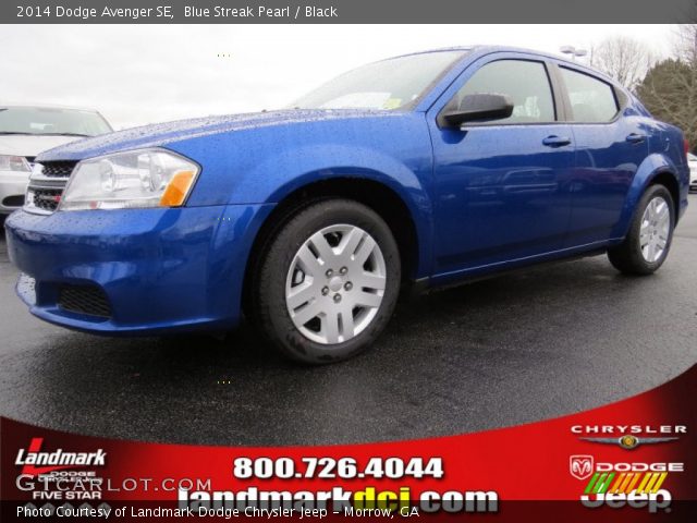 2014 Dodge Avenger SE in Blue Streak Pearl