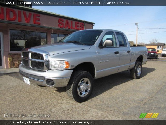 2005 Dodge Ram 2500 SLT Quad Cab 4x4 in Bright Silver Metallic