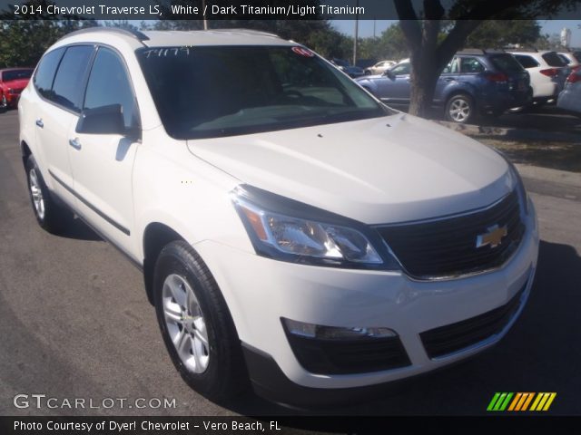 2014 Chevrolet Traverse LS in White