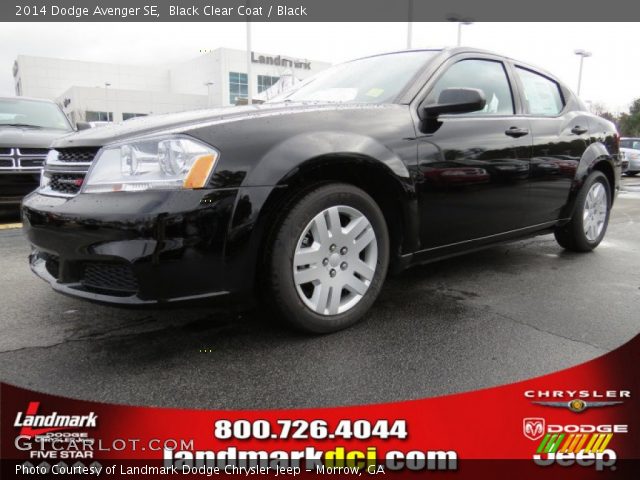 2014 Dodge Avenger SE in Black Clear Coat