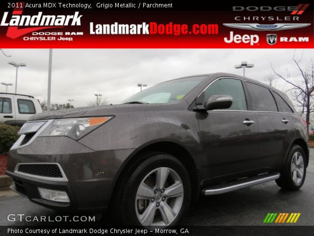 2011 Acura MDX Technology in Grigio Metallic