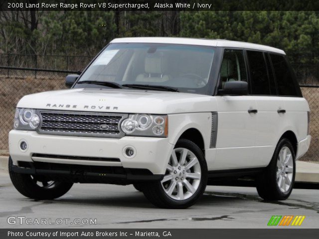 2008 Land Rover Range Rover V8 Supercharged in Alaska White