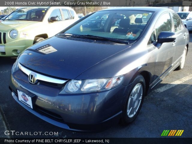 2008 Honda Civic Hybrid Sedan in Galaxy Gray Metallic