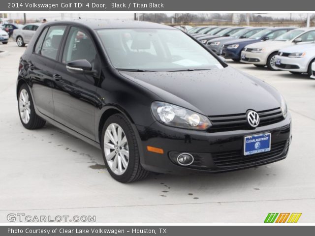 2014 Volkswagen Golf TDI 4 Door in Black