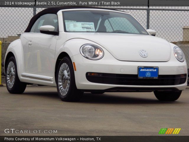 2014 Volkswagen Beetle 2.5L Convertible in Pure White