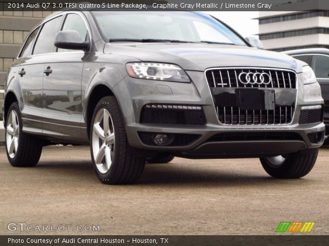 2014 Audi Q7 3.0 TFSI quattro S Line Package in Graphite Gray Metallic