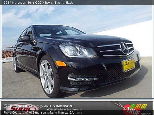 2014 Mercedes-Benz C 250 Sport in Black