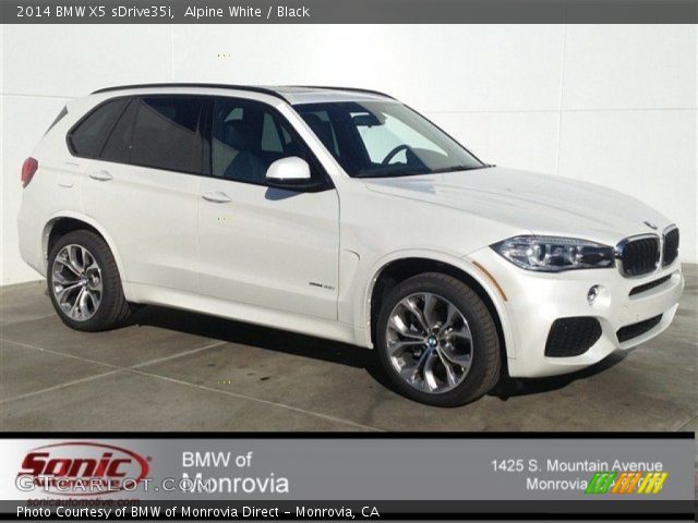 2014 BMW X5 sDrive35i in Alpine White
