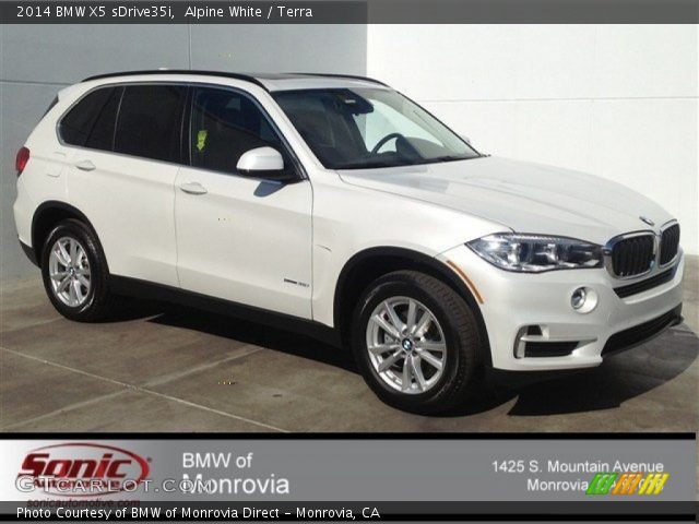 2014 BMW X5 sDrive35i in Alpine White
