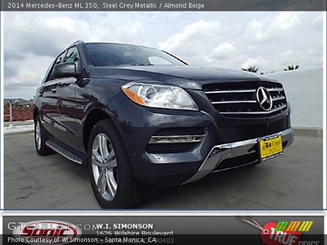 2014 Mercedes-Benz ML 350 in Steel Grey Metallic
