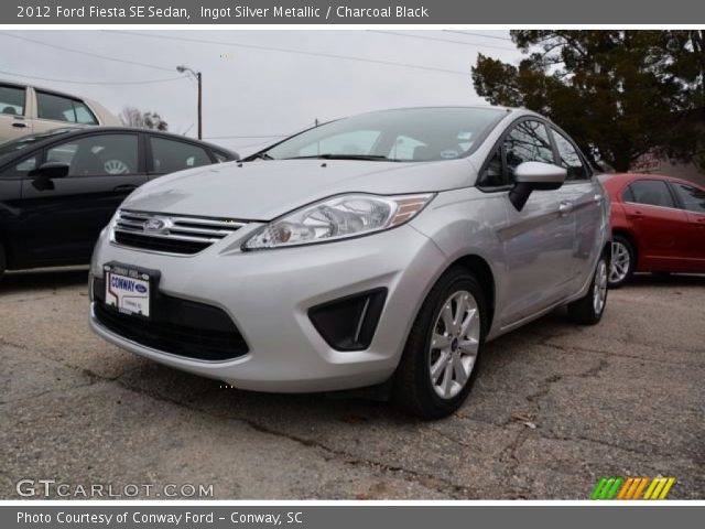2012 Ford Fiesta SE Sedan in Ingot Silver Metallic