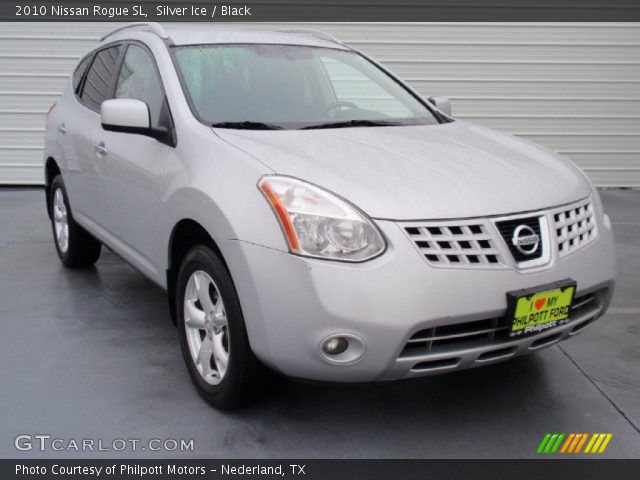 2010 Nissan Rogue SL in Silver Ice