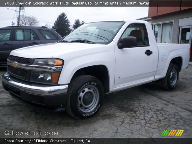 2008 Chevrolet Colorado Work Truck Regular Cab in Summit White