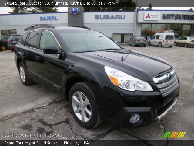 2014 Subaru Outback 3.6R Limited in Crystal Black Silica
