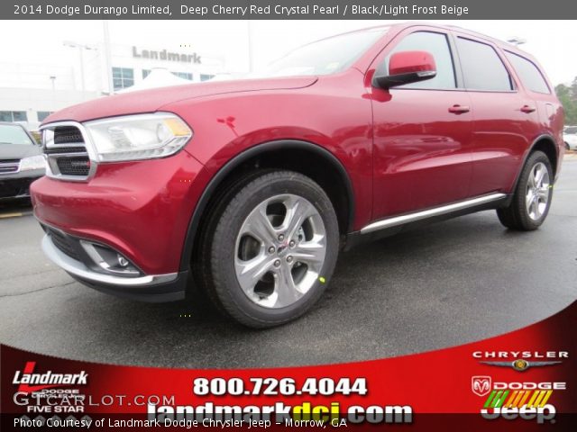 2014 Dodge Durango Limited in Deep Cherry Red Crystal Pearl
