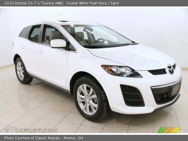 2010 Mazda CX-7 s Touring AWD in Crystal White Pearl Mica