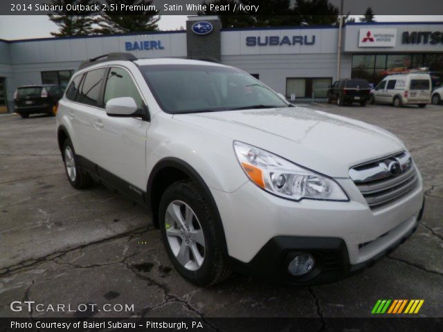 2014 Subaru Outback 2.5i Premium in Satin White Pearl