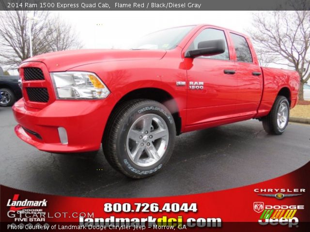 2014 Ram 1500 Express Quad Cab in Flame Red
