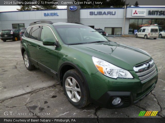 2014 Subaru Outback 2.5i Premium in Cypress Green Pearl