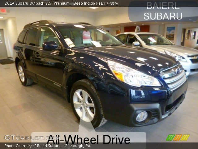 2014 Subaru Outback 2.5i Premium in Deep Indigo Pearl