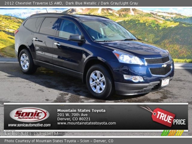 2012 Chevrolet Traverse LS AWD in Dark Blue Metallic