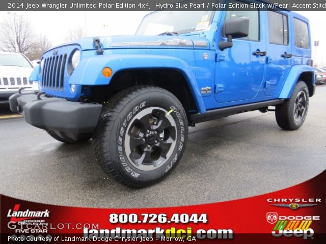 2014 Jeep Wrangler Unlimited Polar Edition 4x4 in Hydro Blue Pearl