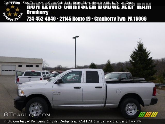 2014 Ram 1500 Tradesman Quad Cab 4x4 in Bright Silver Metallic
