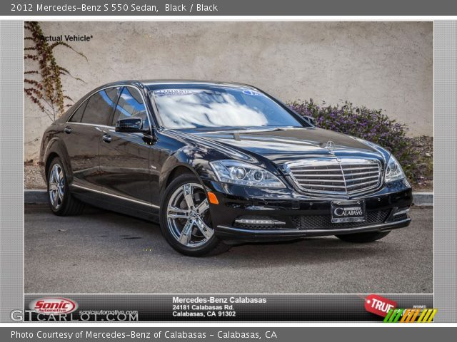 2012 Mercedes-Benz S 550 Sedan in Black