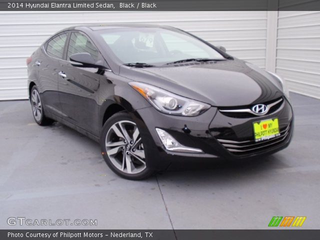 2014 Hyundai Elantra Limited Sedan in Black