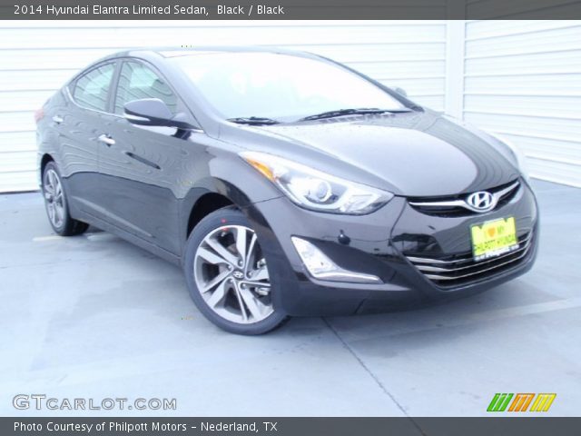 2014 Hyundai Elantra Limited Sedan in Black