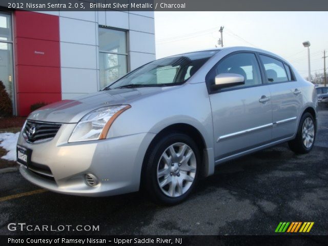 2012 Nissan Sentra 2.0 S in Brilliant Silver Metallic