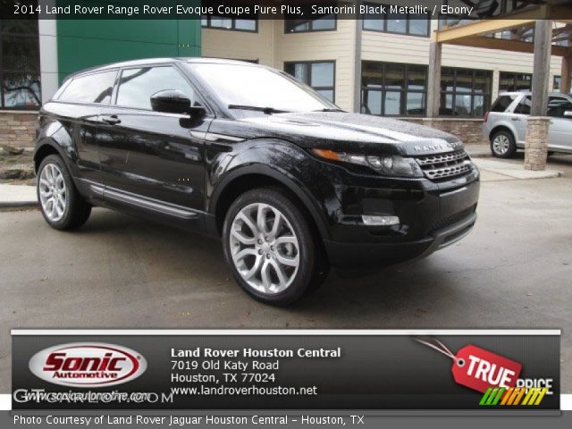 2014 Land Rover Range Rover Evoque Coupe Pure Plus in Santorini Black Metallic