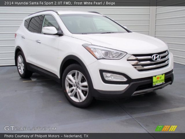 2014 Hyundai Santa Fe Sport 2.0T FWD in Frost White Pearl