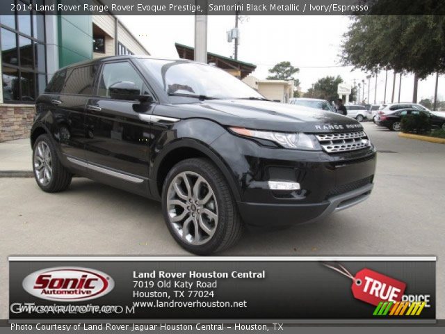 2014 Land Rover Range Rover Evoque Prestige in Santorini Black Metallic