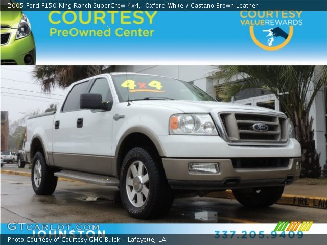 2005 Ford F150 King Ranch SuperCrew 4x4 in Oxford White