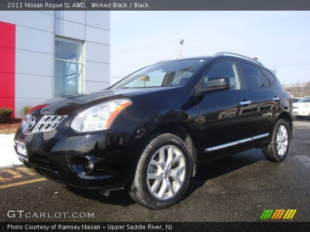 2011 Nissan Rogue SL AWD in Wicked Black