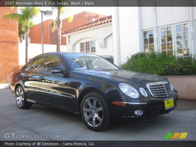 2007 Mercedes-Benz E 350 Sedan in Black