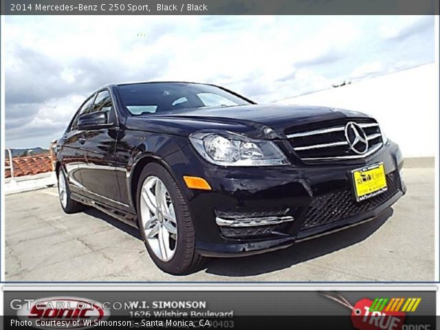 2014 Mercedes-Benz C 250 Sport in Black