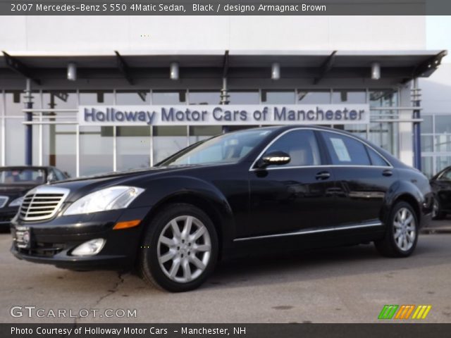 2007 Mercedes-Benz S 550 4Matic Sedan in Black