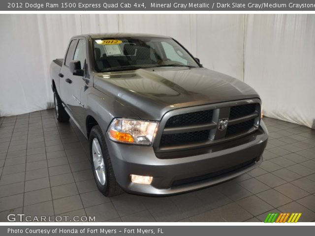 2012 Dodge Ram 1500 Express Quad Cab 4x4 in Mineral Gray Metallic