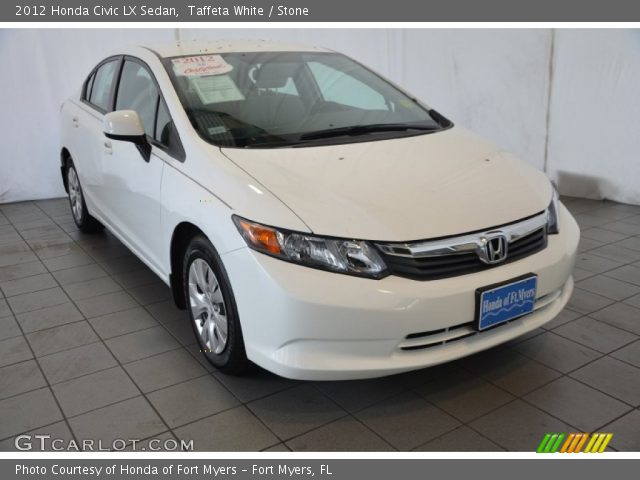 2012 Honda Civic LX Sedan in Taffeta White